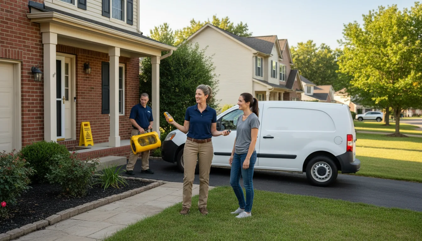 Water restoration image for Dehumidification And Cleanup Services in Claremont, SD